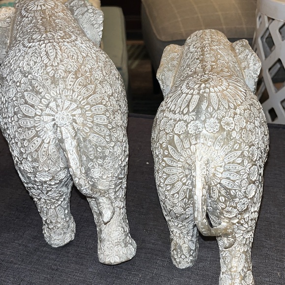 Extremely high-quality made jeweled elephants in two sizes very large - Picture 6 of 9